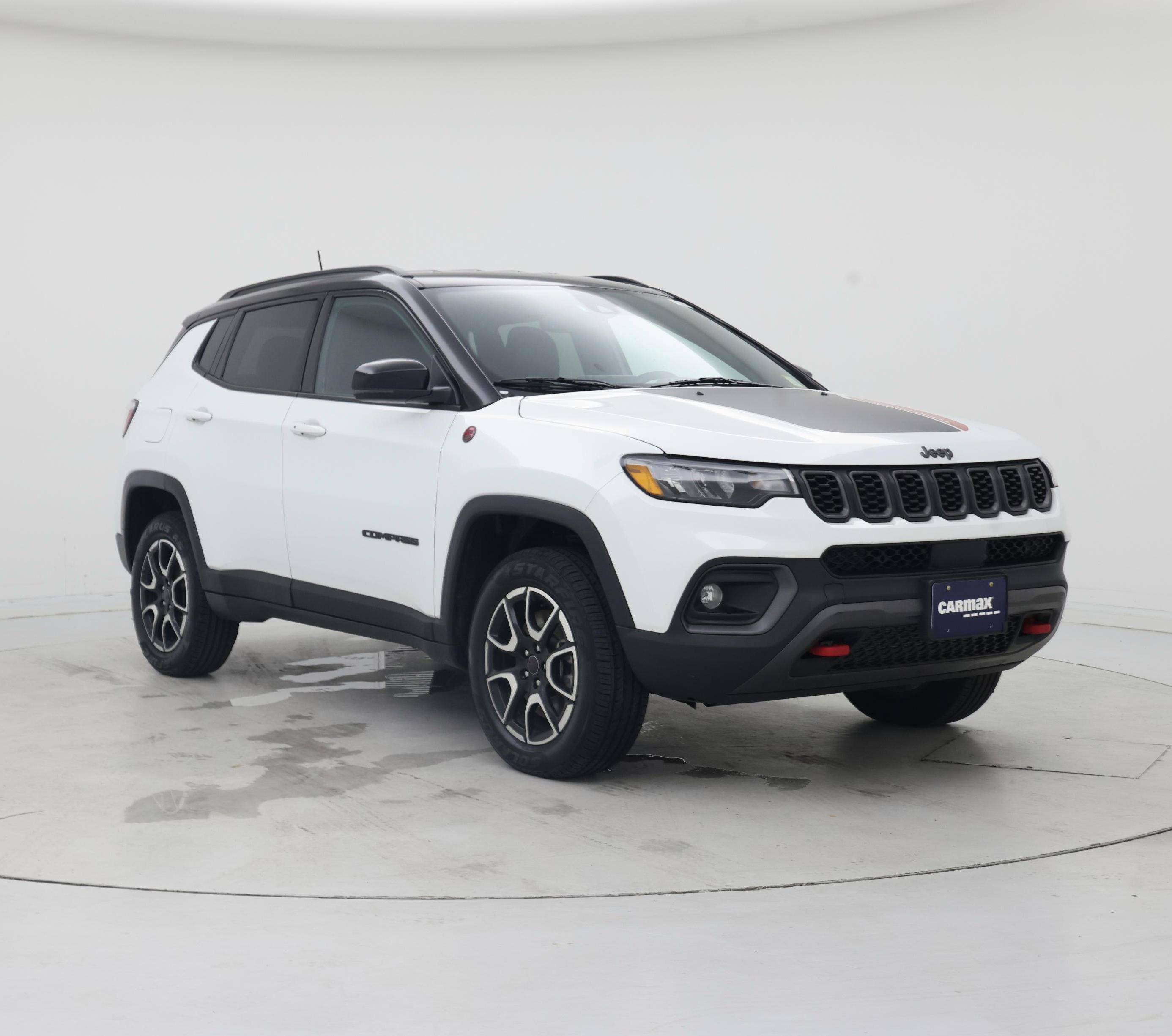 White 2025 Jeep Compass SUV / Crossover Four-Wheel Drive Automatic
