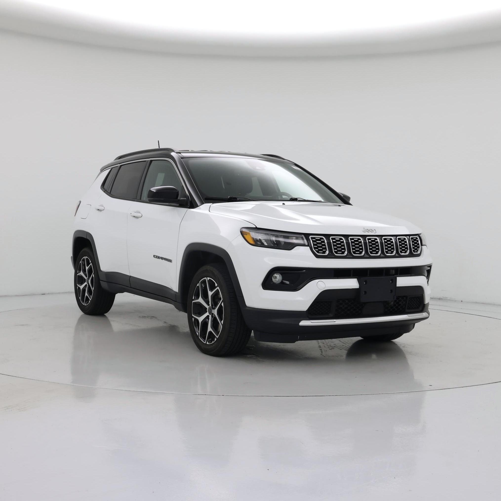 White 2025 Jeep Compass SUV / Crossover Four-Wheel Drive Automatic