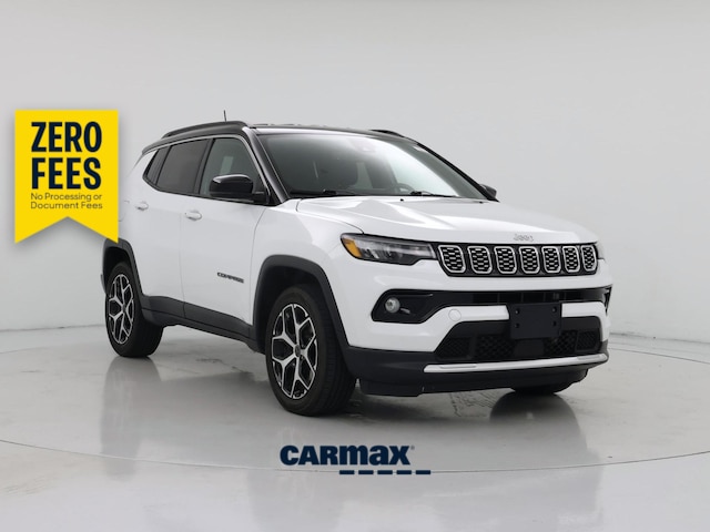 White 2025 Jeep Compass SUV / Crossover Four-Wheel Drive Automatic
