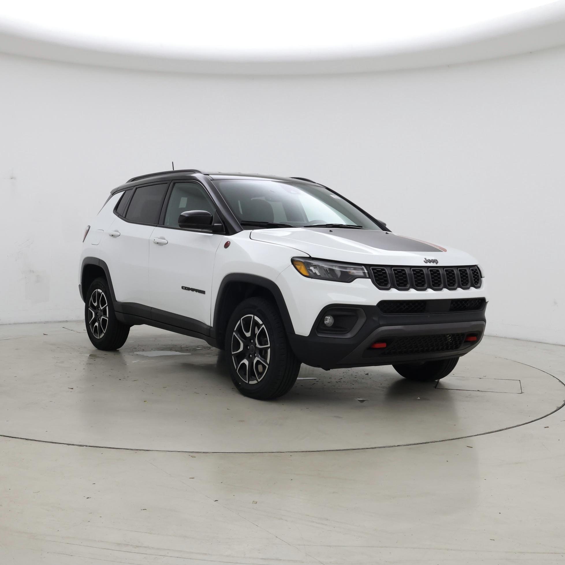 White 2025 Jeep Compass SUV / Crossover Four-Wheel Drive Automatic
