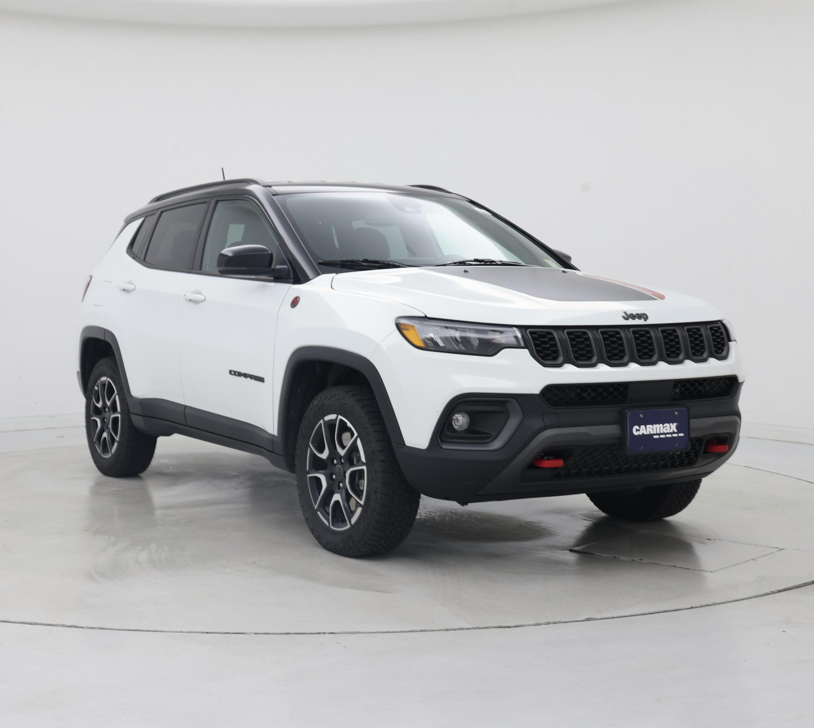White 2025 Jeep Compass SUV / Crossover Four-Wheel Drive Automatic