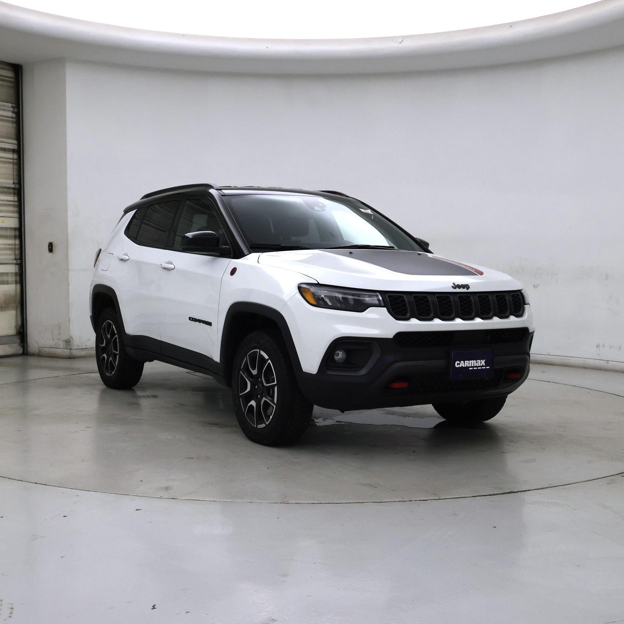 White 2025 Jeep Compass SUV / Crossover Four-Wheel Drive Automatic