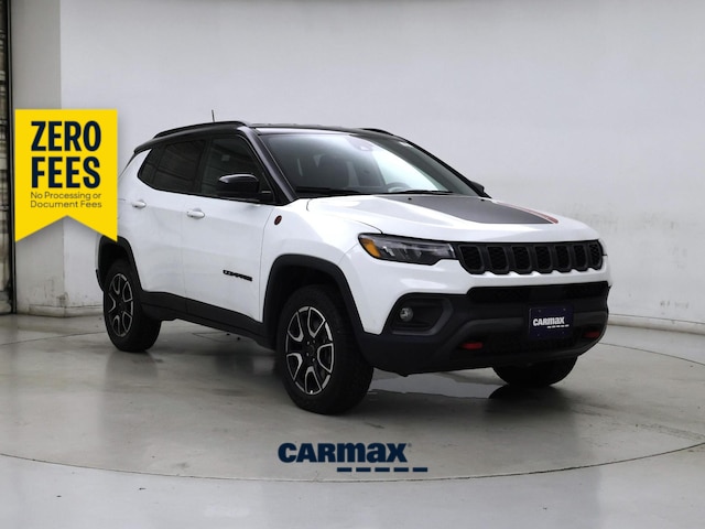 White 2025 Jeep Compass SUV / Crossover Four-Wheel Drive Automatic