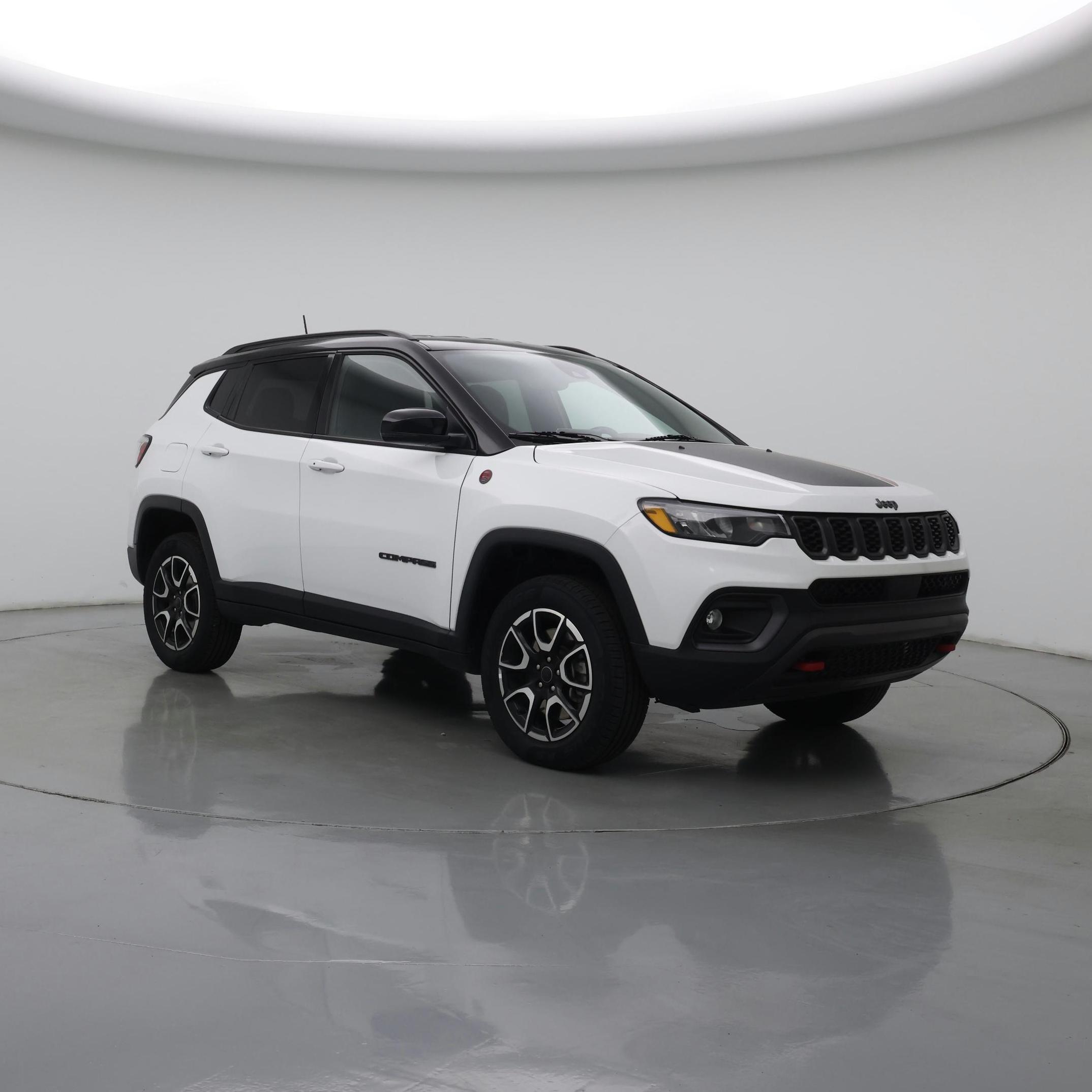 White 2025 Jeep Compass SUV / Crossover Four-Wheel Drive Automatic