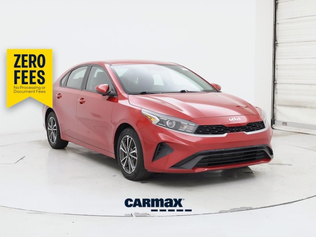 Red 2022 Kia Forte Sedan Front-Wheel Drive Automatic