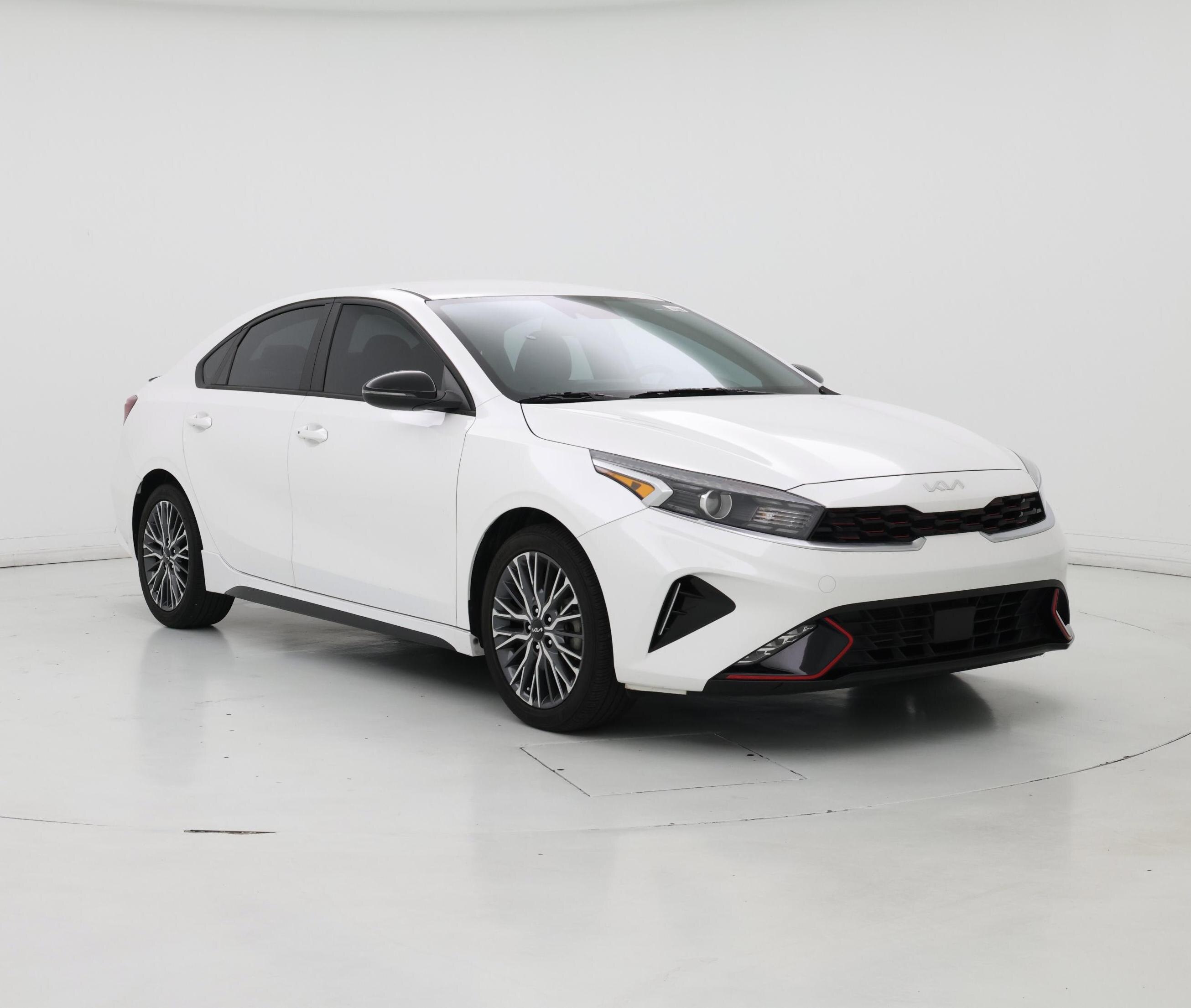 White 2023 Kia Forte Sedan Front-Wheel Drive Automatic