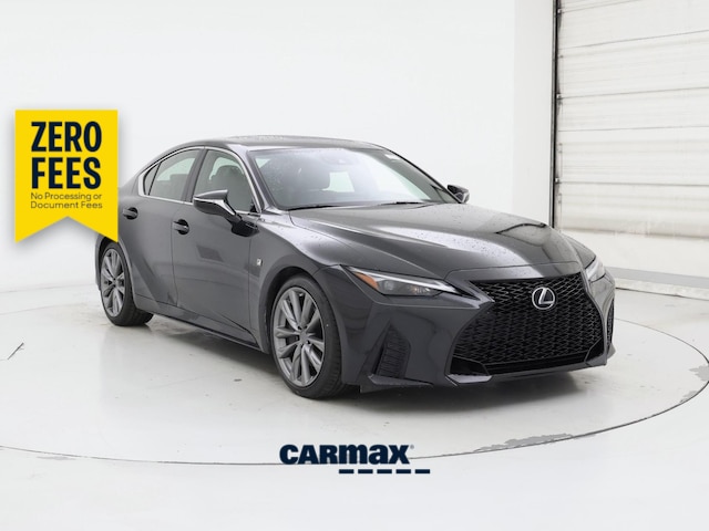 Black 2022 Lexus IS Sedan Rear-Wheel Drive Automatic