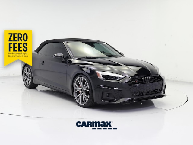 Black 2021 Audi S5 Convertible All-Wheel Drive Automatic