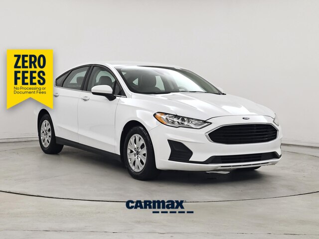 White 2020 Ford Fusion Sedan Front-Wheel Drive Automatic
