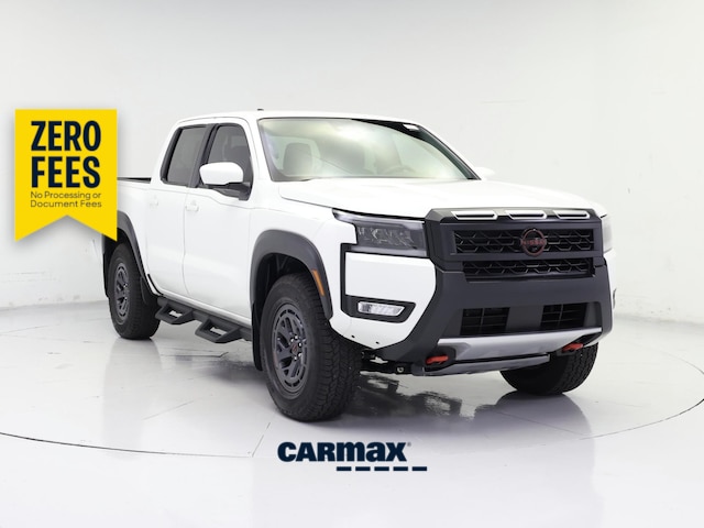 White 2026 Nissan Frontier Pickup Truck Four-Wheel Drive Automatic