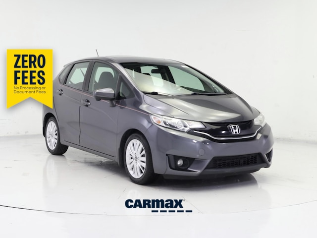 Gray 2015 Honda Fit Hatchback Front-Wheel Drive Automatic