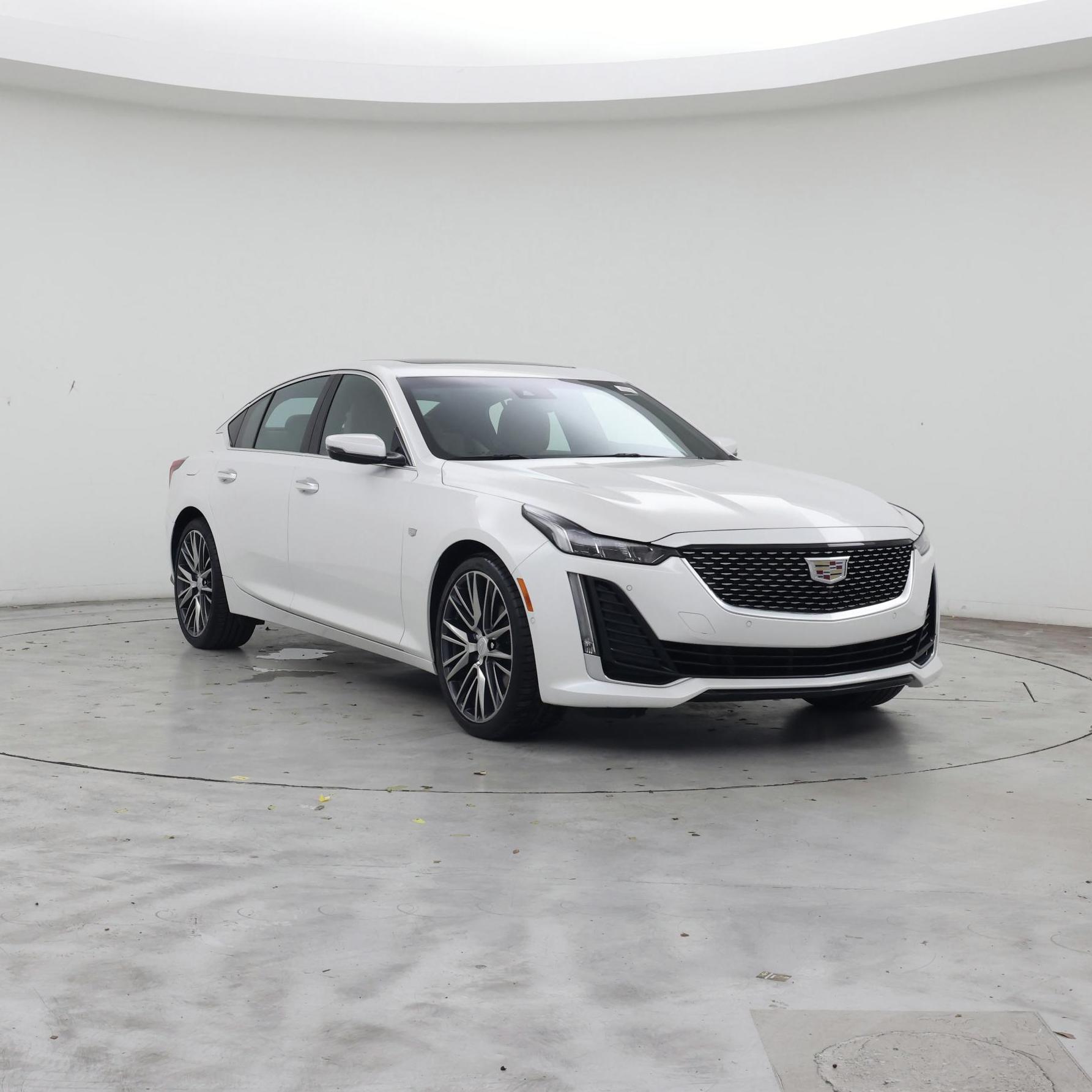 White 2023 Cadillac CT5 Sedan Rear-Wheel Drive Automatic