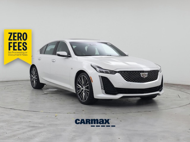White 2023 Cadillac CT5 Sedan Rear-Wheel Drive Automatic