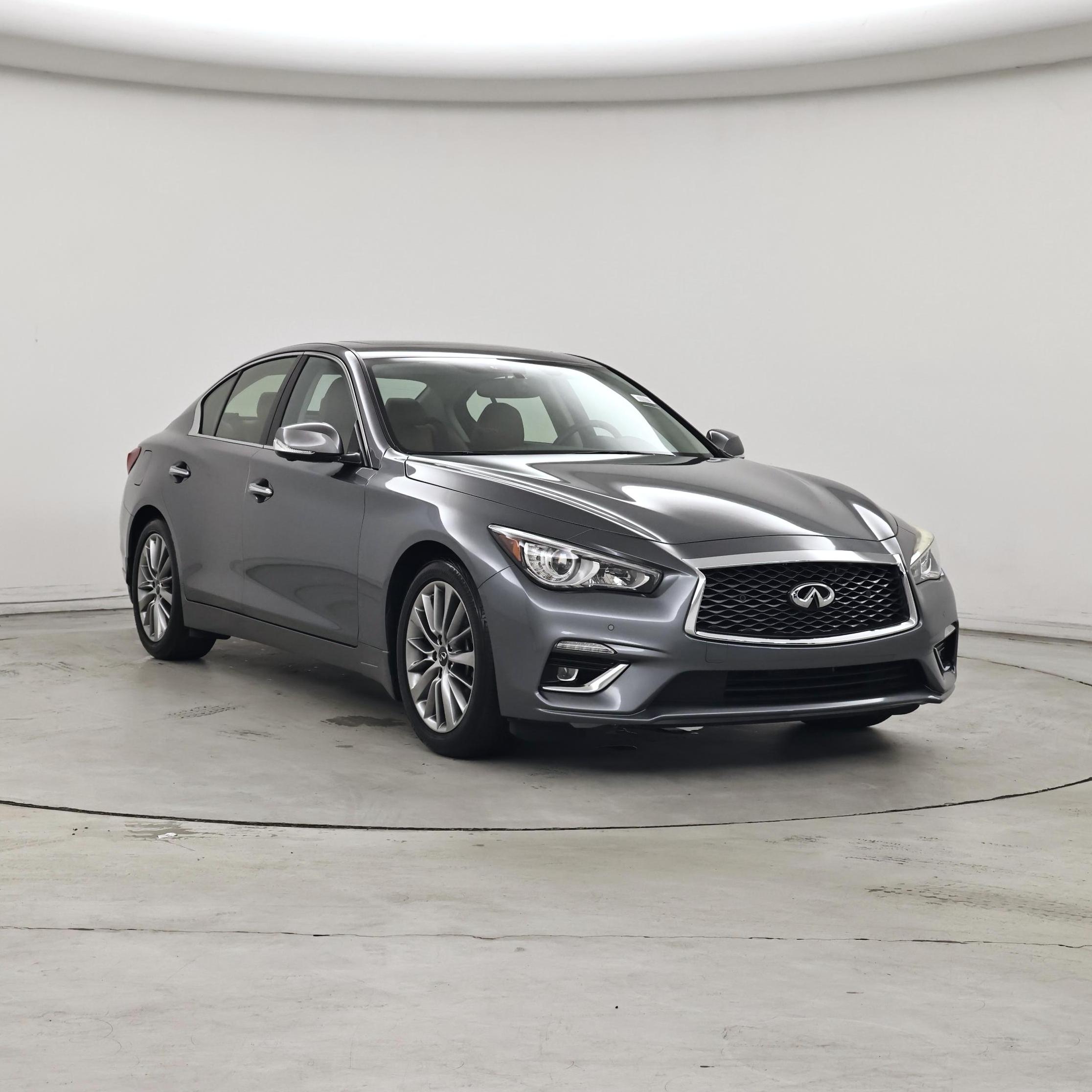 Gray 2024 INFINITI Q50 Sedan Rear-Wheel Drive Automatic