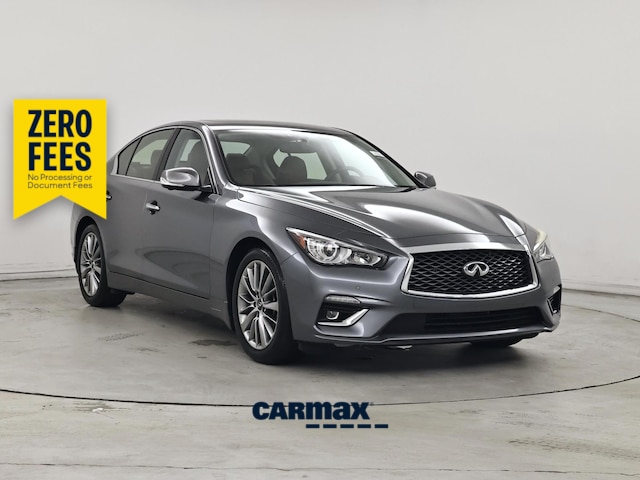 Gray 2024 INFINITI Q50 Sedan Rear-Wheel Drive Automatic