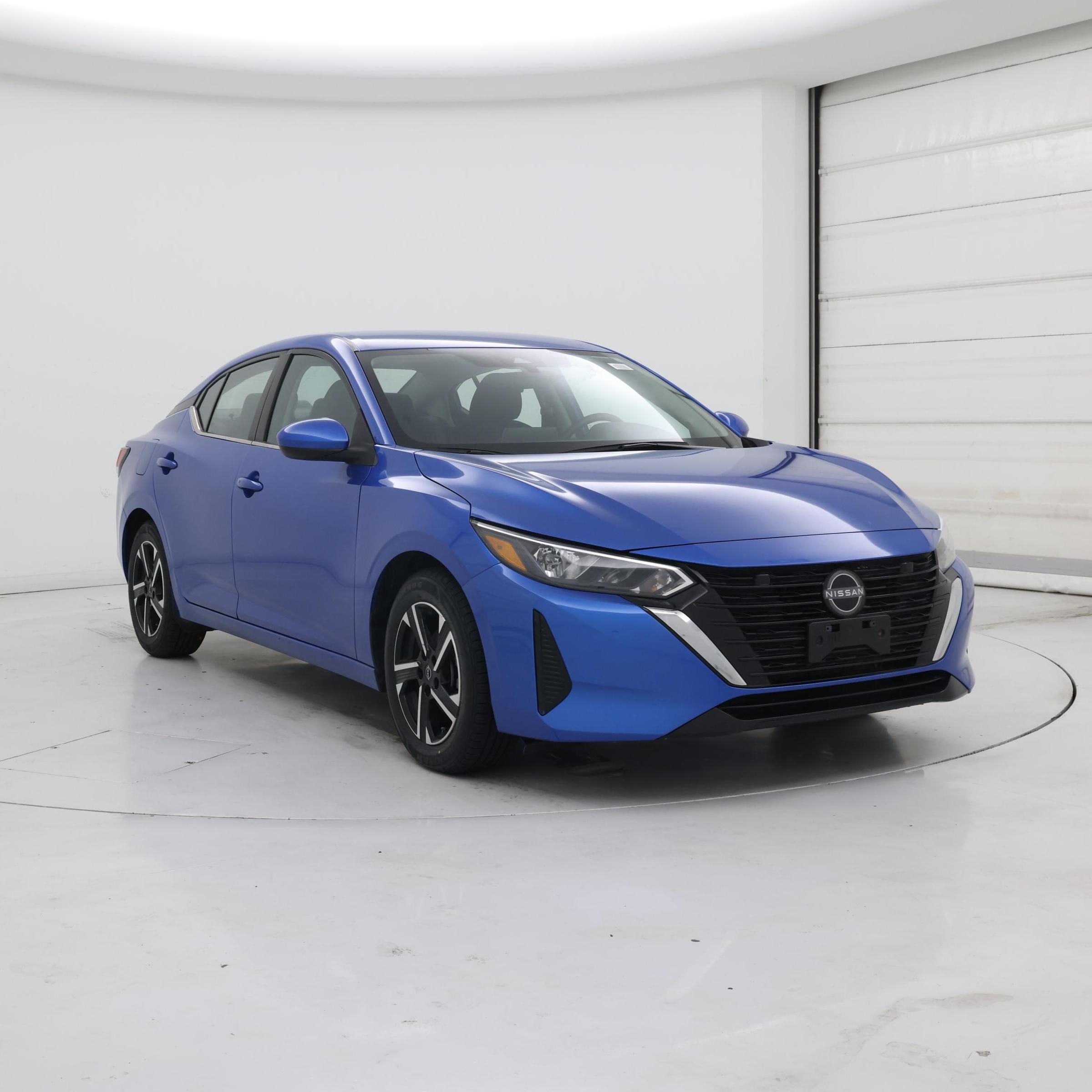 Blue 2024 Nissan Sentra Sedan Front-Wheel Drive Automatic
