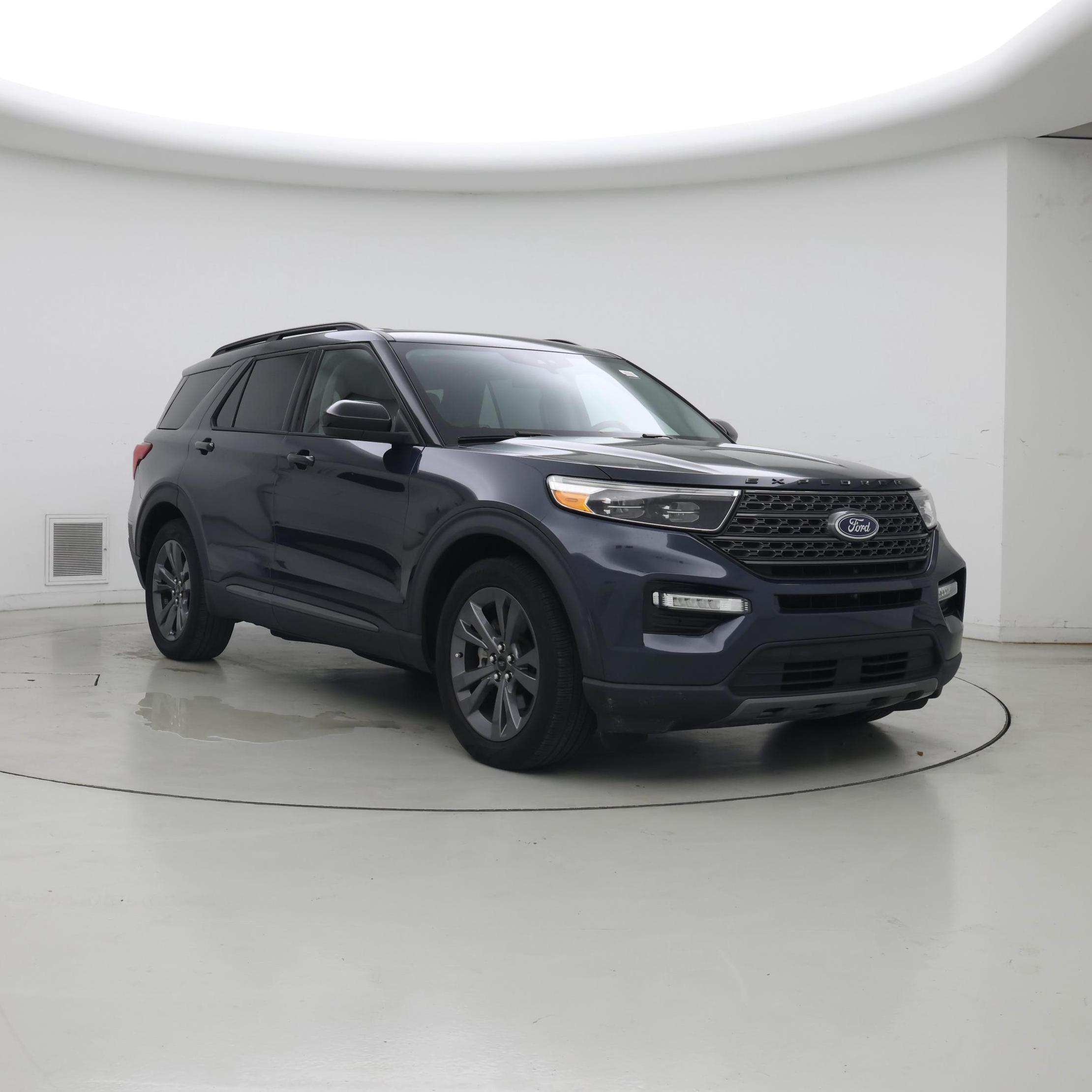 Blue 2023 Ford Explorer SUV / Crossover Rear-Wheel Drive Automatic