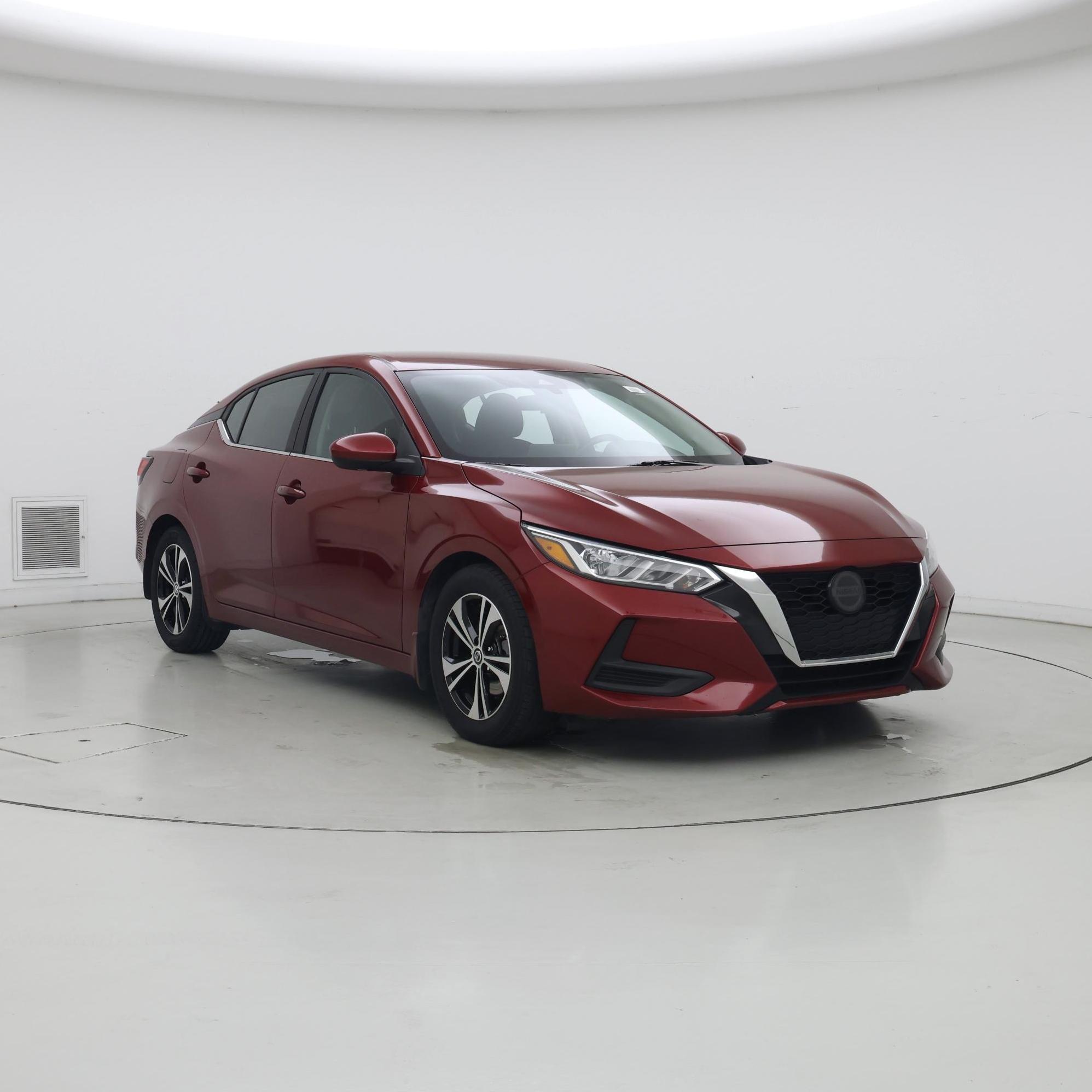 Red 2022 Nissan Sentra Sedan Front-Wheel Drive Automatic