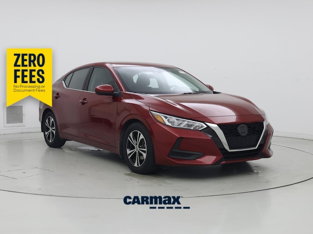 Red 2022 Nissan Sentra Sedan Front-Wheel Drive Automatic