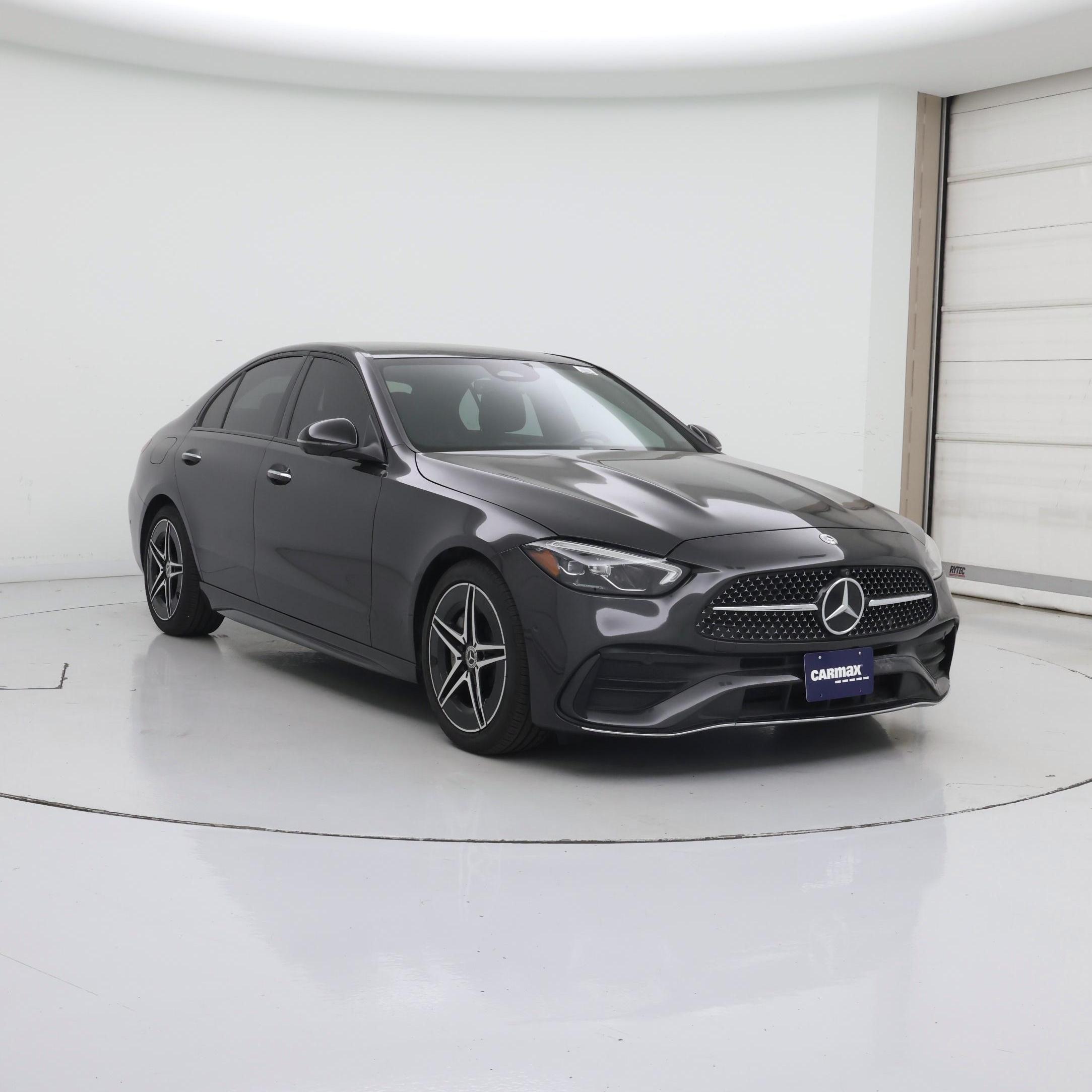 Gray 2023 Mercedes-Benz C-Class Sedan Rear-Wheel Drive Automatic