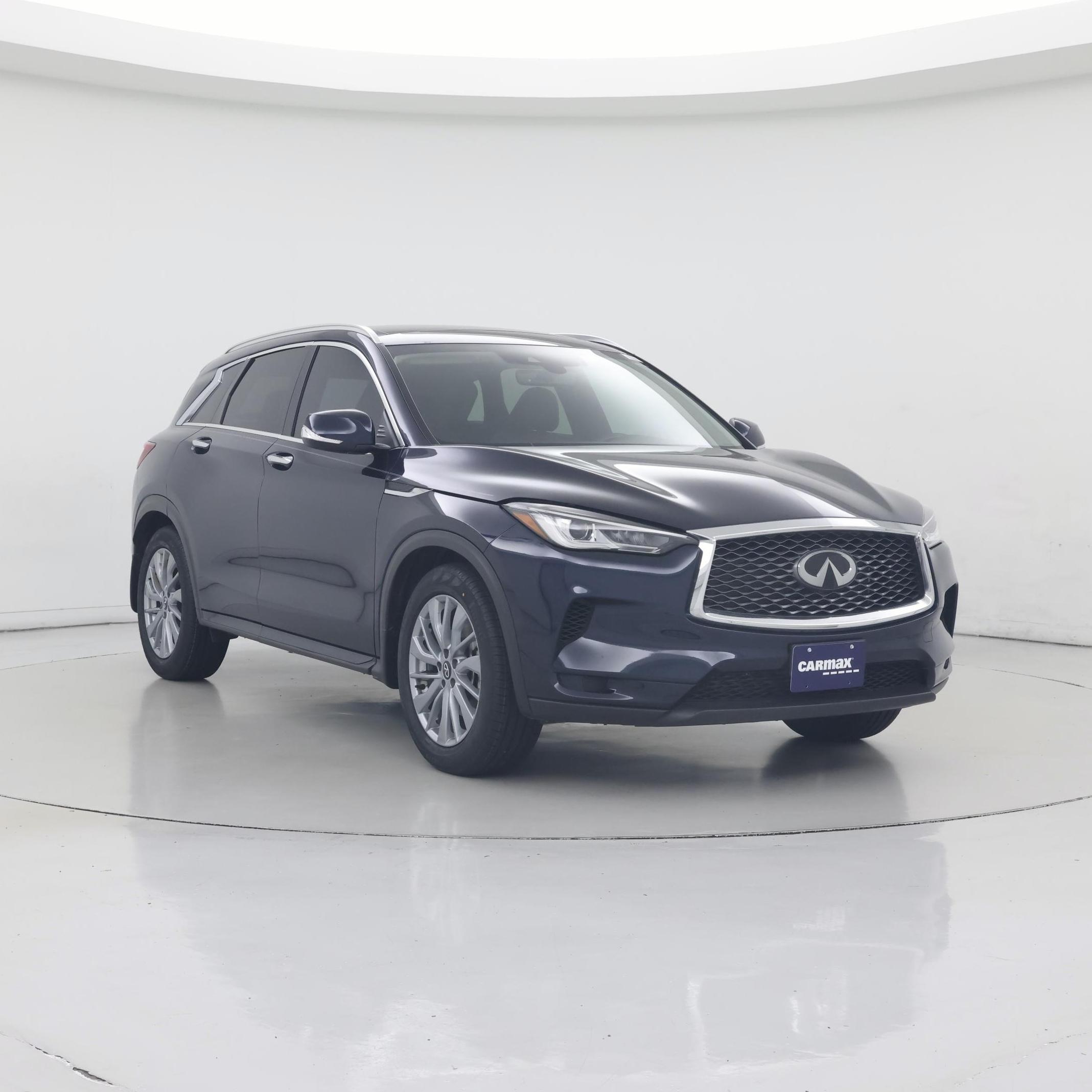 Blue 2023 INFINITI QX50 SUV / Crossover Front-Wheel Drive Automatic
