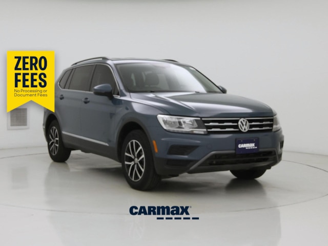 Blue 2021 Volkswagen Tiguan SUV / Crossover Front-Wheel Drive Automatic
