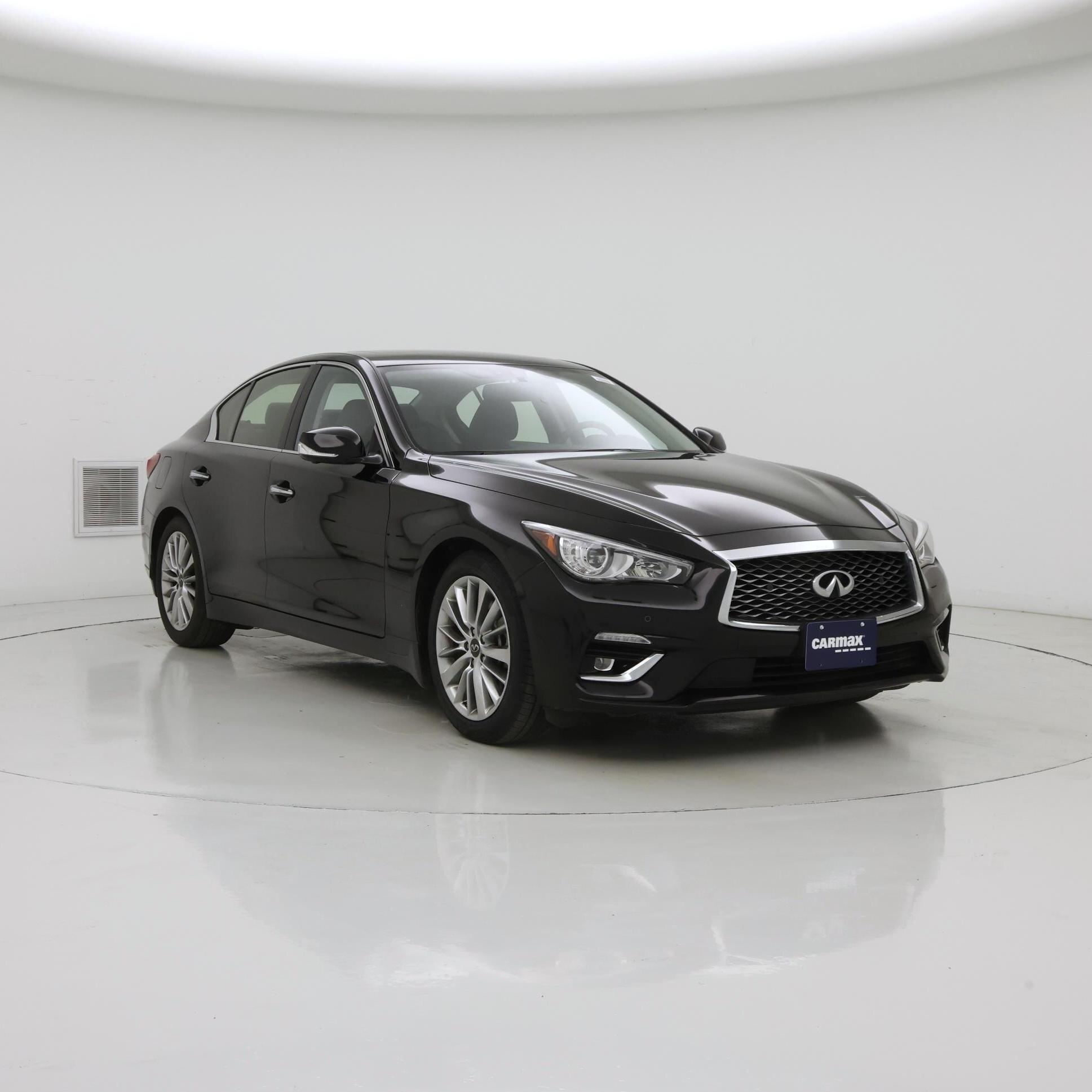 Black 2023 INFINITI Q50 Sedan Rear-Wheel Drive Automatic
