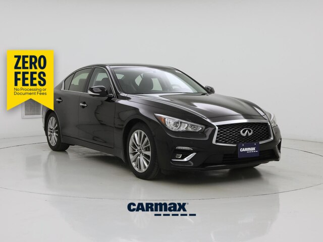 Black 2023 INFINITI Q50 Sedan Rear-Wheel Drive Automatic