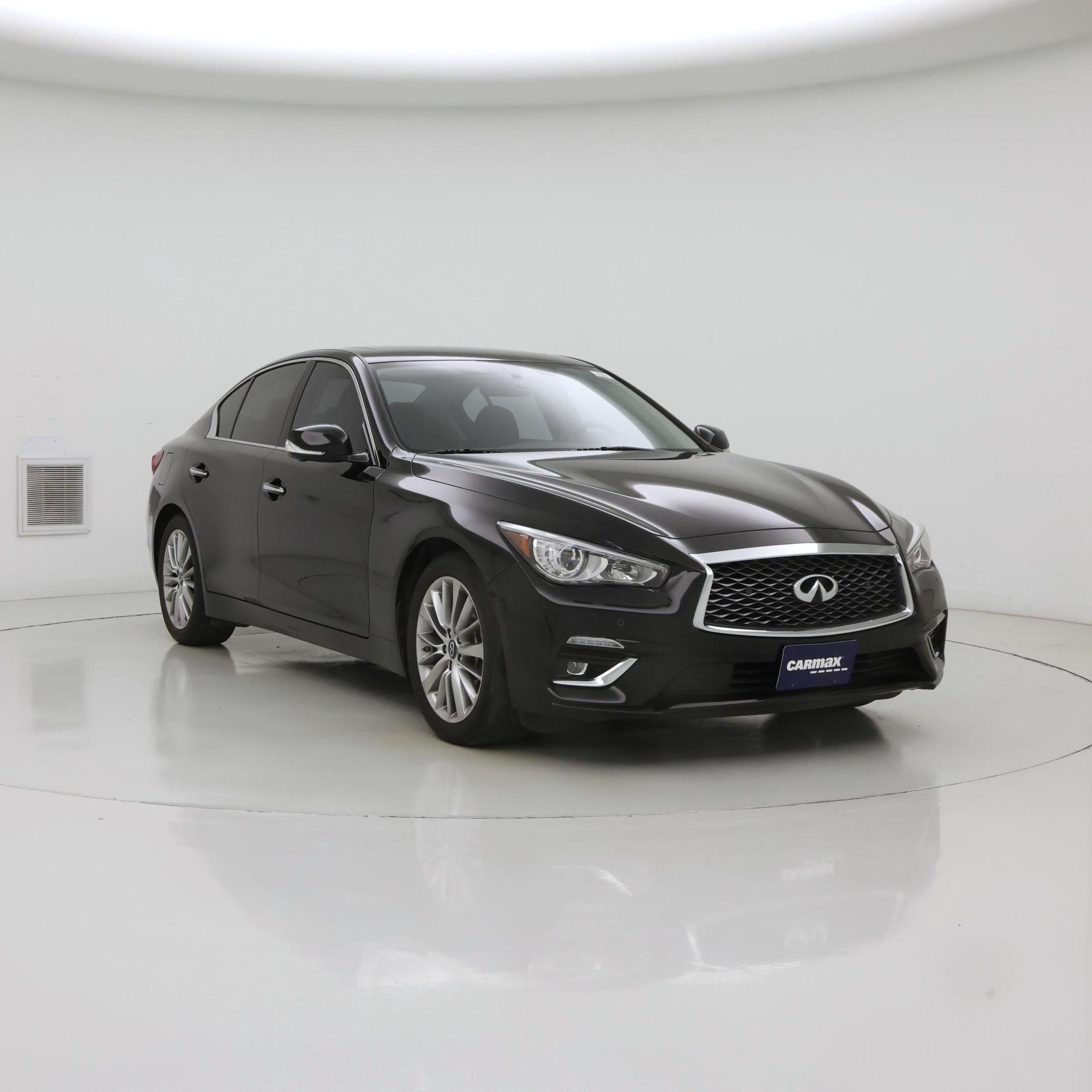 Black 2023 INFINITI Q50 Sedan Rear-Wheel Drive Automatic