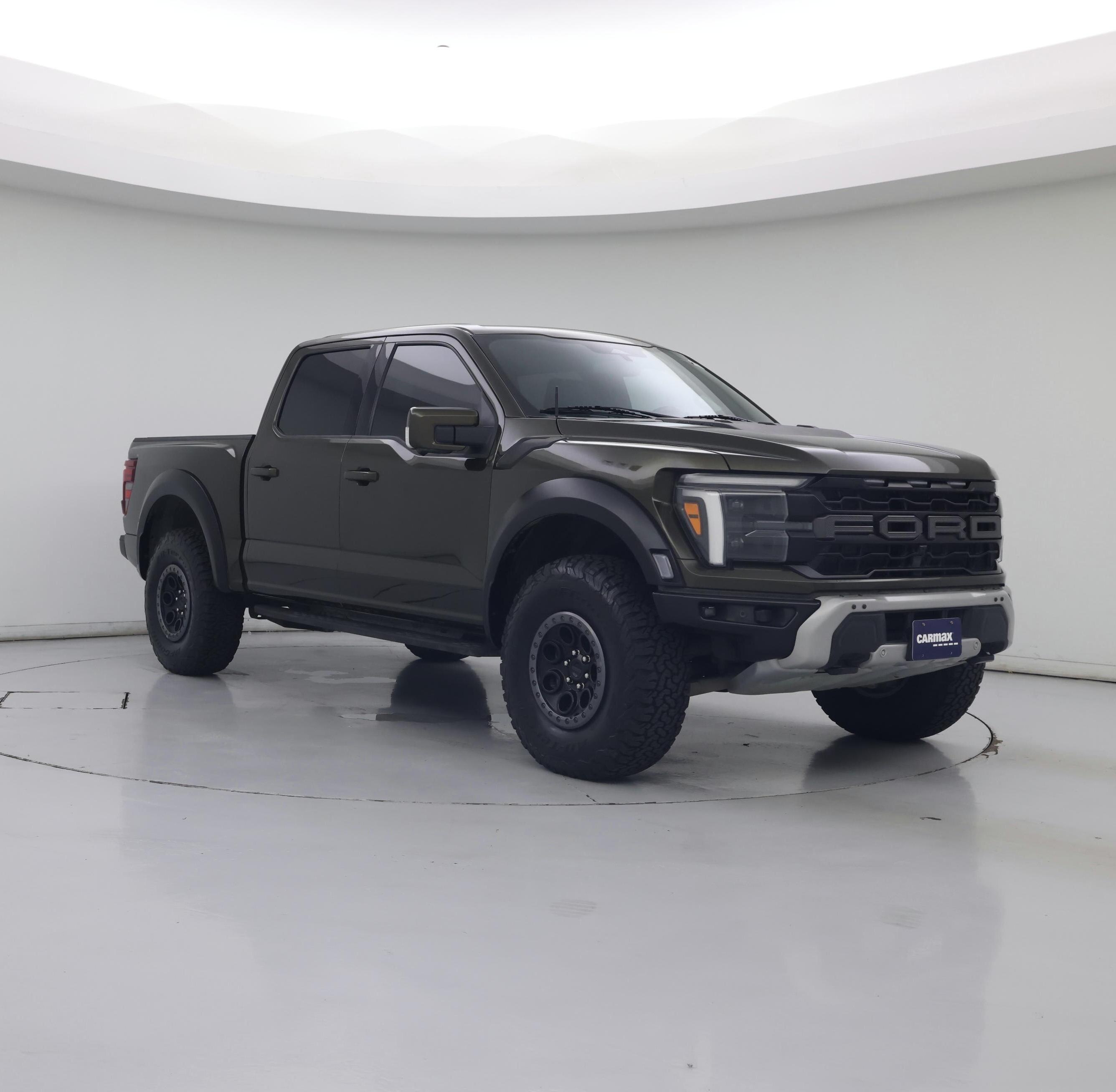 Green 2024 Ford F-150 Pickup Truck Four-Wheel Drive Automatic