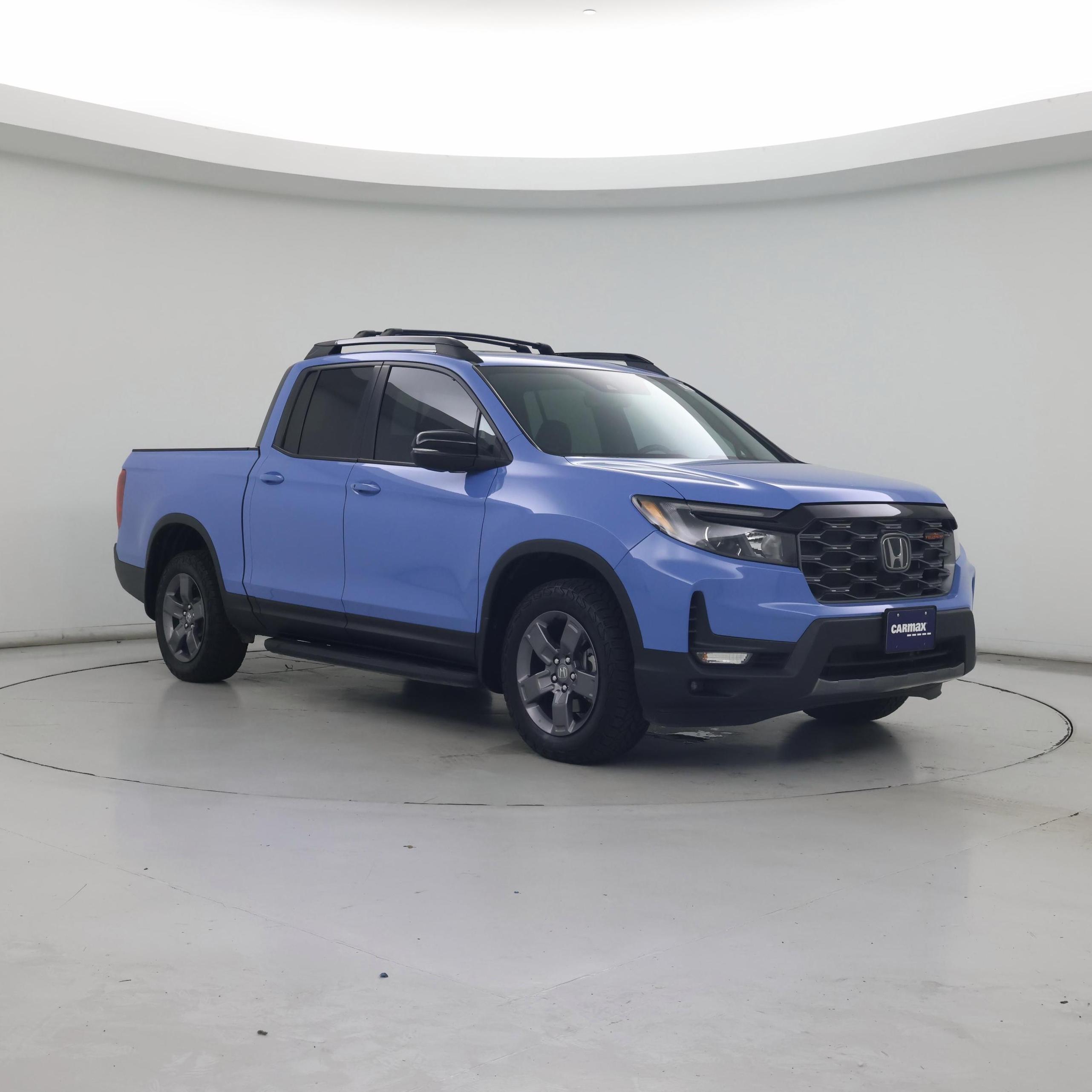 Blue 2024 Honda Ridgeline Pickup Truck All-Wheel Drive Automatic