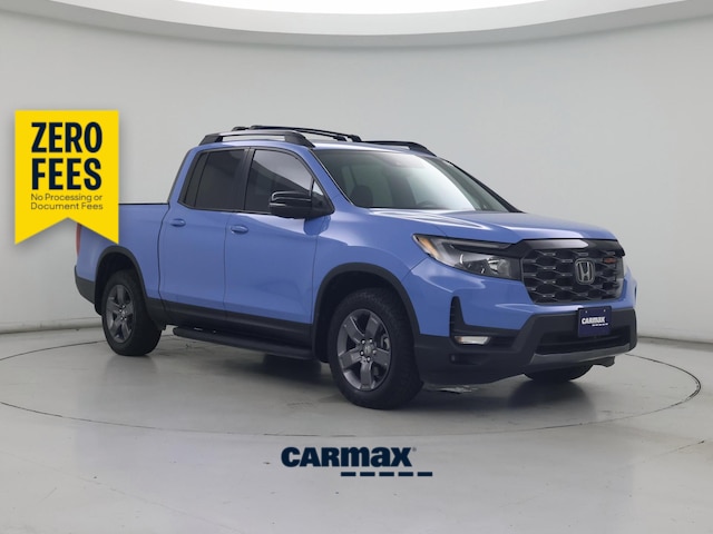 Blue 2024 Honda Ridgeline Pickup Truck All-Wheel Drive Automatic