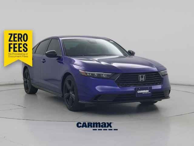 Blue 2024 Honda Accord Hybrid Sedan Front-Wheel Drive Automatic