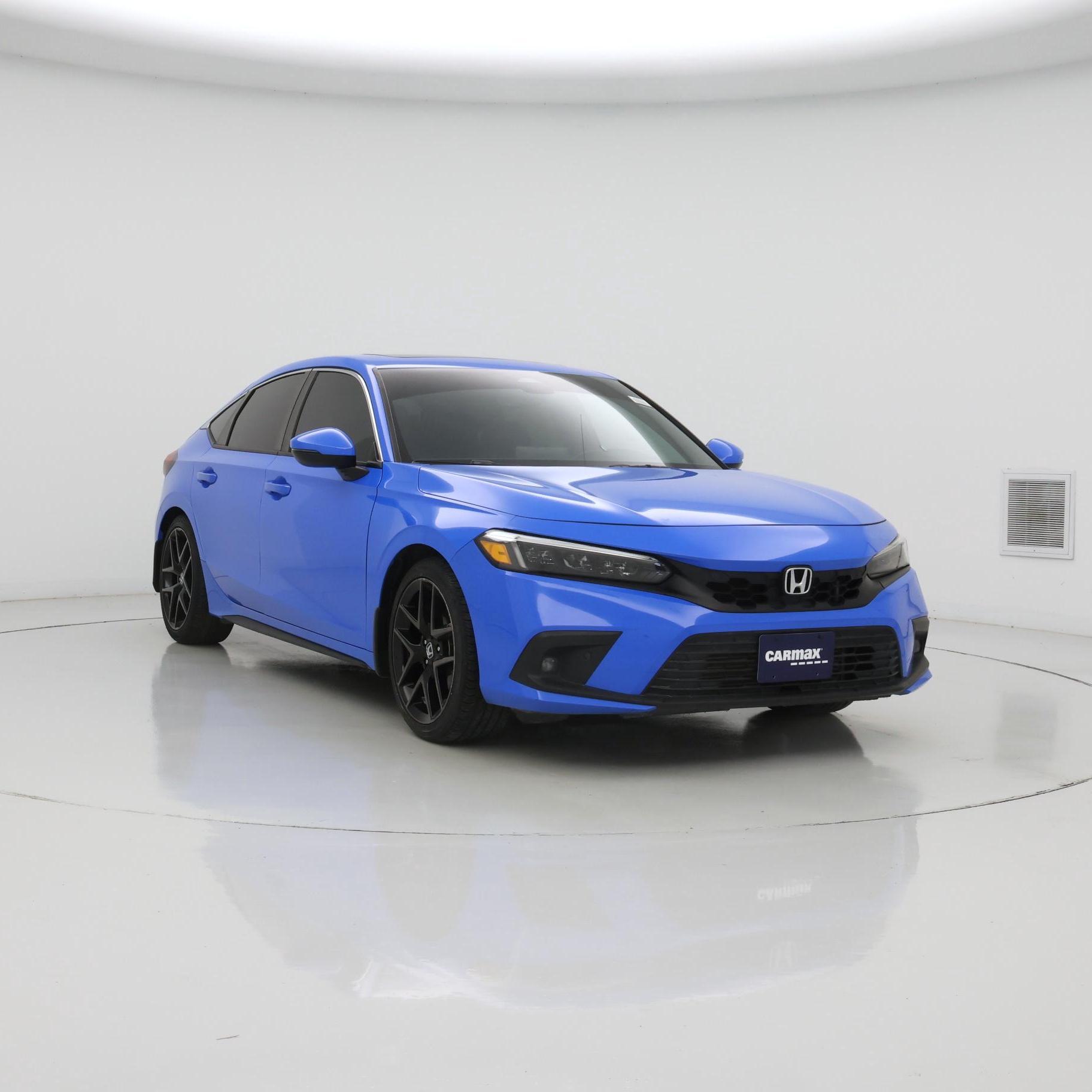 Blue 2022 Honda Civic Hatchback Hatchback Front-Wheel Drive Automatic