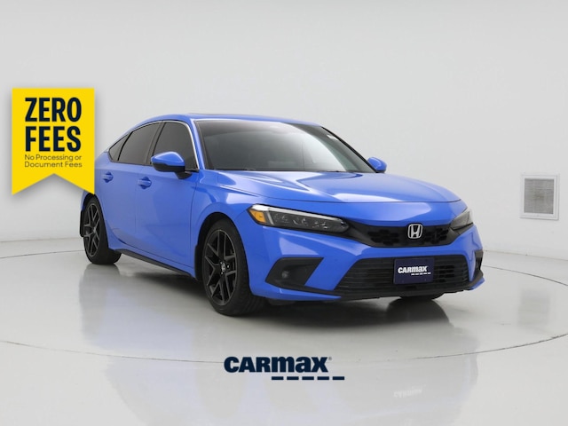 Blue 2022 Honda Civic Hatchback Hatchback Front-Wheel Drive Automatic