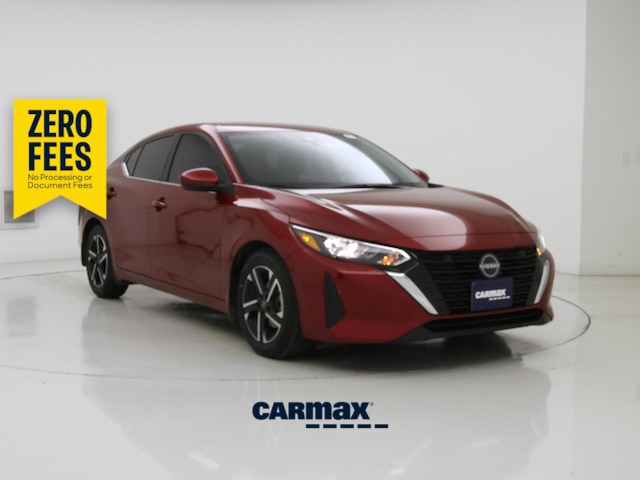 Red 2024 Nissan Sentra Sedan Front-Wheel Drive Automatic