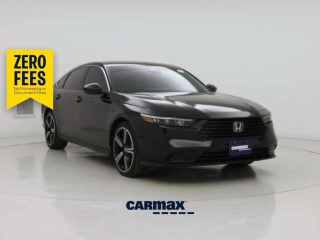 Black 2025 Honda Accord Hybrid Sedan Front-Wheel Drive Automatic