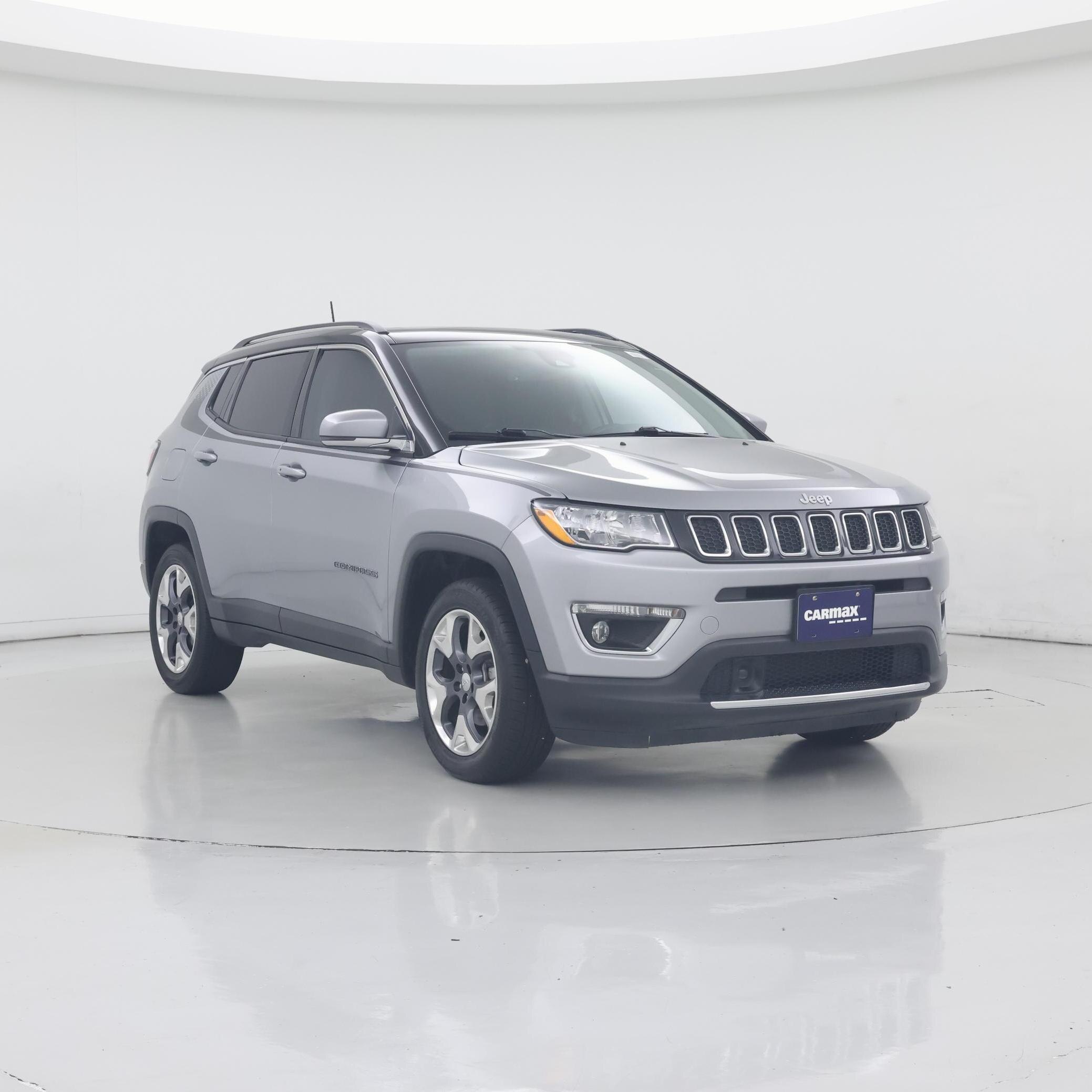 Silver 2021 Jeep Compass SUV / Crossover Four-Wheel Drive Automatic