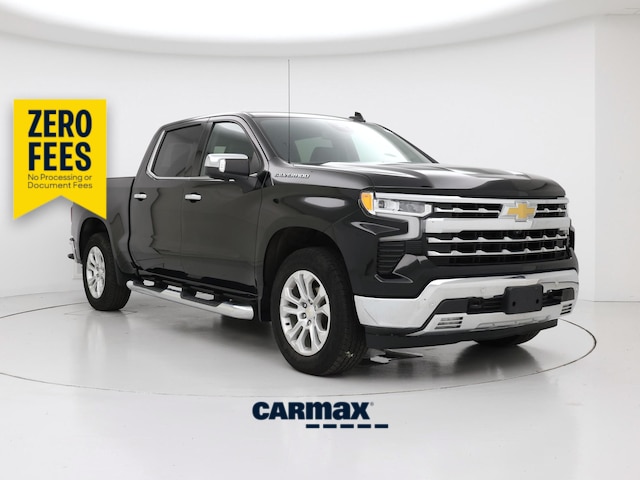 Black 2023 Chevrolet Silverado 1500 Pickup Truck Four-Wheel Drive Automatic