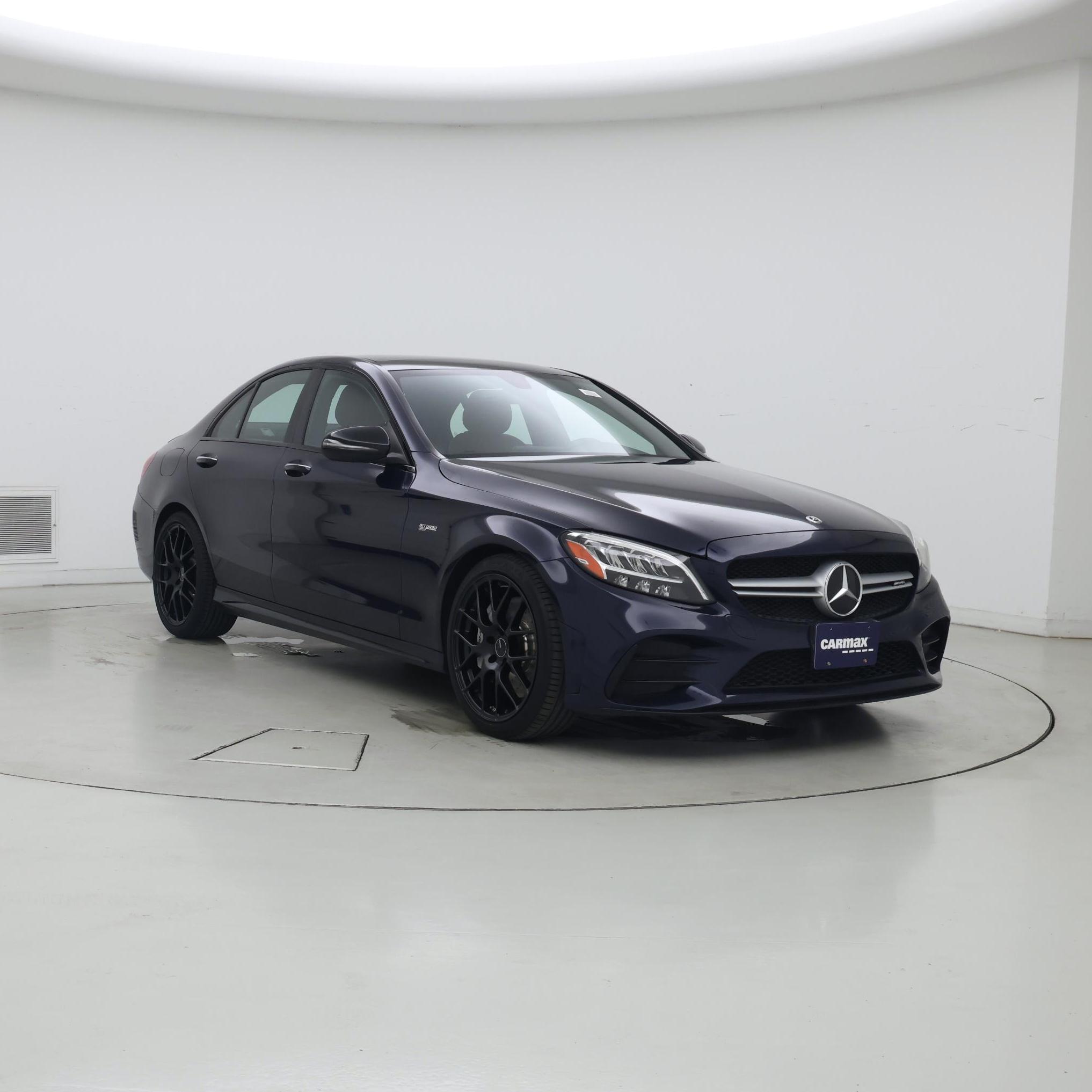 Blue 2020 Mercedes-Benz C-Class Sedan All-Wheel Drive Automatic