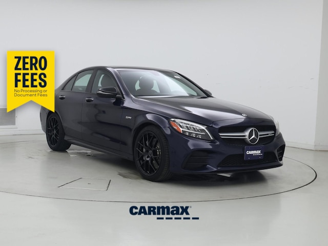 Blue 2020 Mercedes-Benz C-Class Sedan All-Wheel Drive Automatic