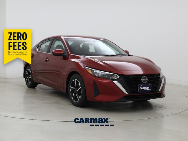Red 2024 Nissan Sentra Sedan Front-Wheel Drive Automatic