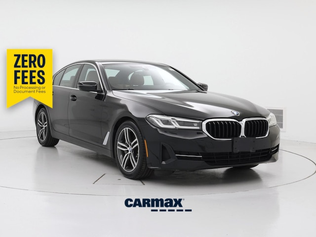 Black 2023 BMW 5 Series Sedan All-Wheel Drive Automatic