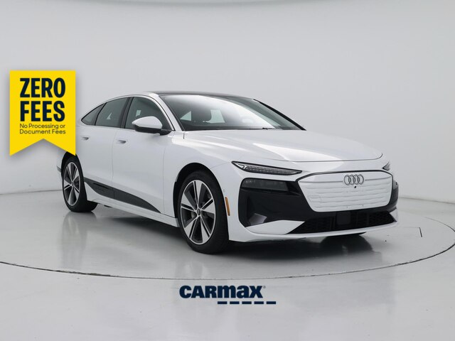 White 2025 Audi A6 e-tron Sportback Sedan Rear-Wheel Drive Automatic