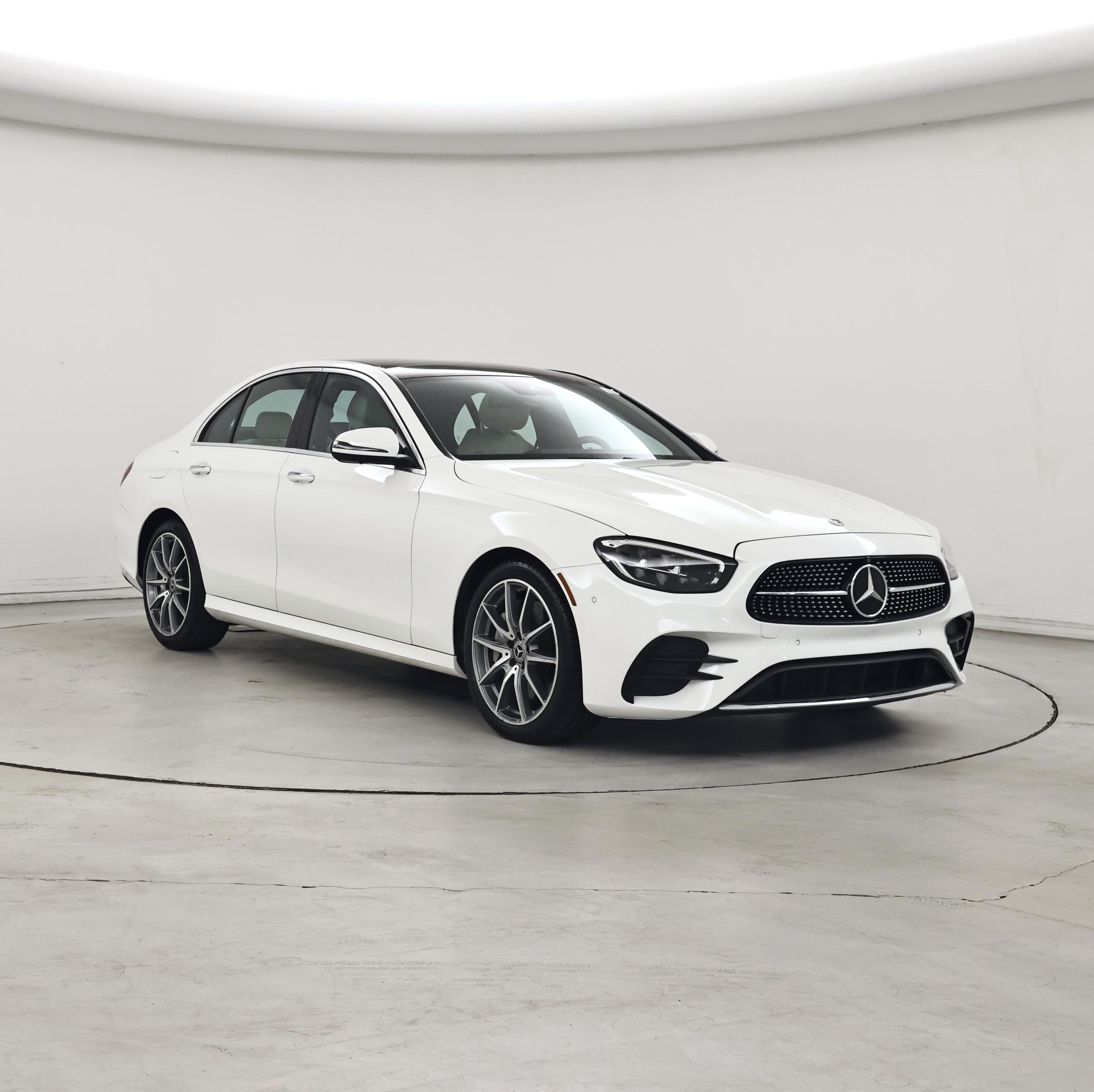 White 2022 Mercedes-Benz E-Class Sedan Rear-Wheel Drive Automatic