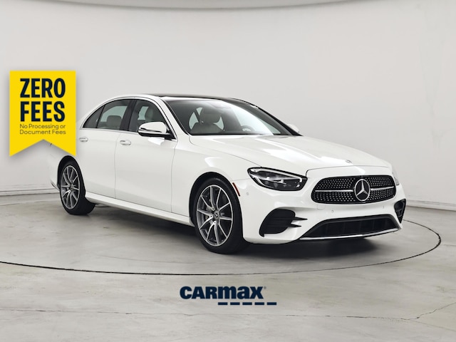 White 2022 Mercedes-Benz E-Class Sedan Rear-Wheel Drive Automatic