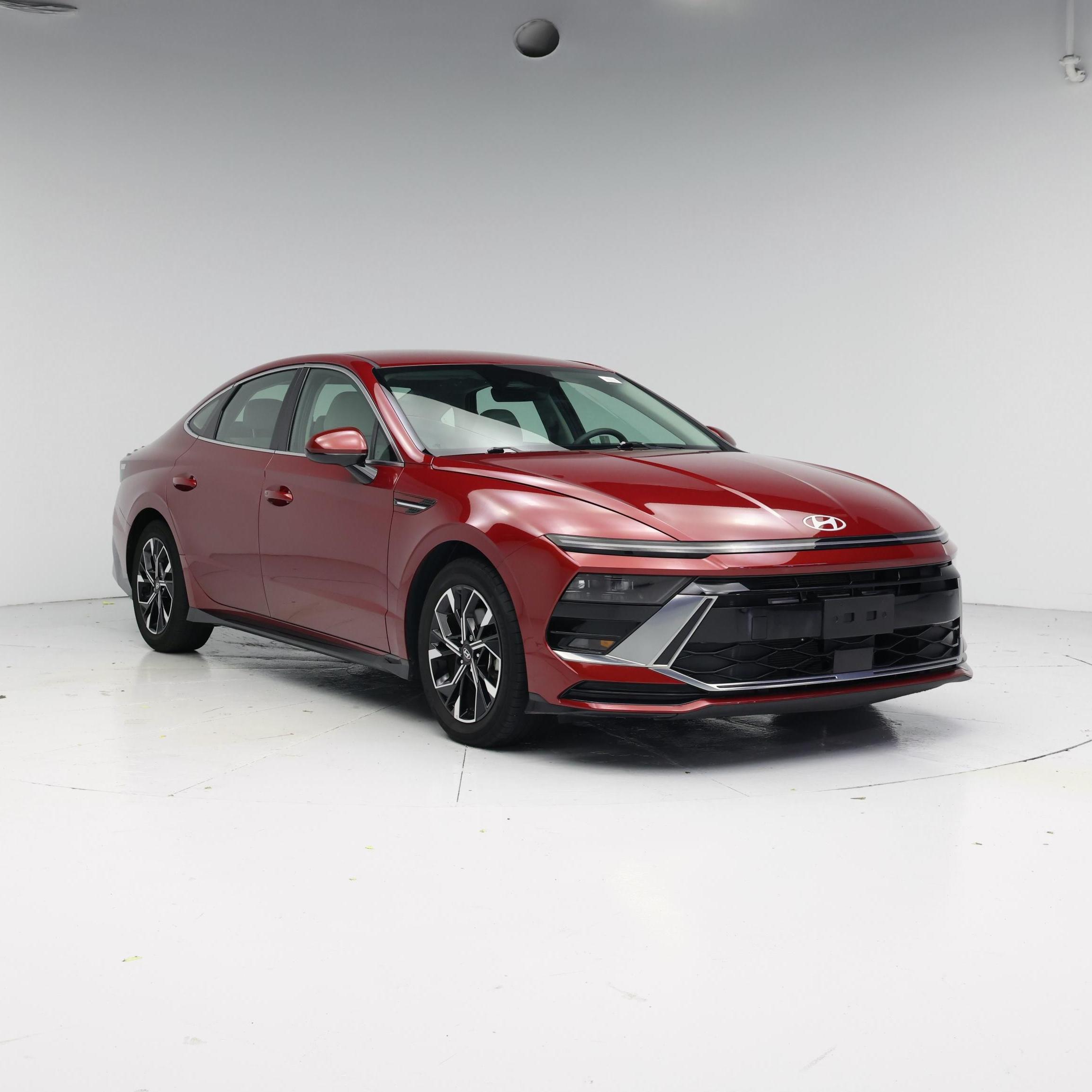 Red 2024 Hyundai Sonata Sedan Front-Wheel Drive Automatic