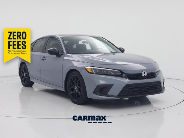 Blue 2024 Honda Civic Sedan Front-Wheel Drive Automatic