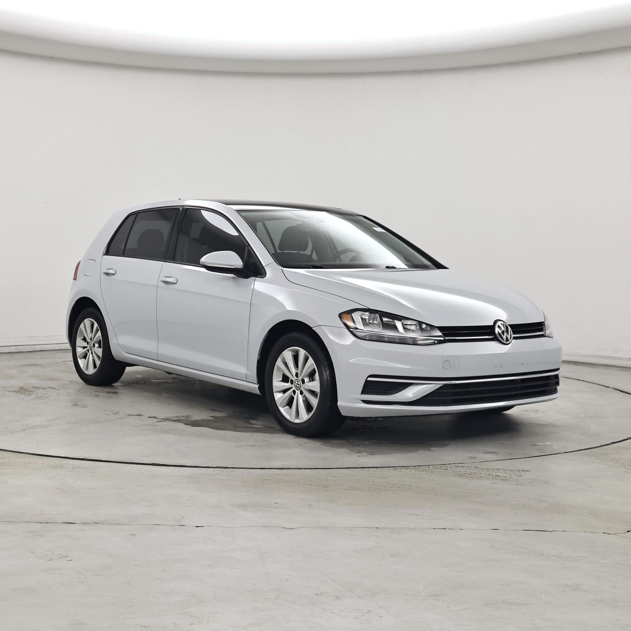 White 2021 Volkswagen Golf Hatchback Front-Wheel Drive 8-Speed Automatic