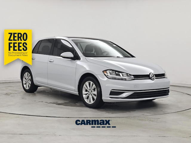 White 2021 Volkswagen Golf Hatchback Front-Wheel Drive 8-Speed Automatic